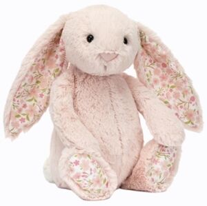 Blossom Blush Bunny 'Cherry' Medium 12.2x4.7x3.5" Soft & Plush BNWT Authentic